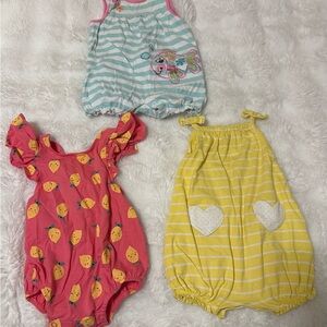 Baby Rompers 3-6 mo & 6 mo